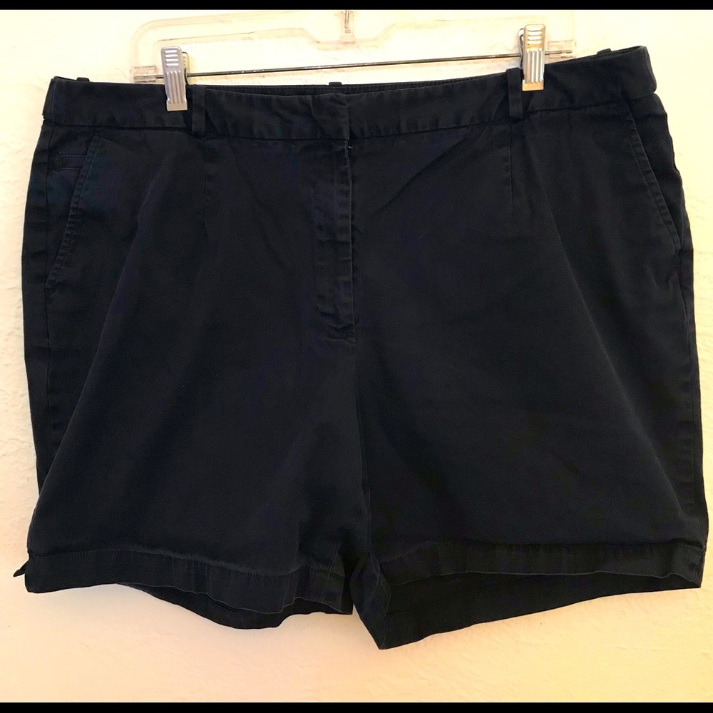 16W • Talbots Navy Blue Shorts